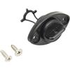Cabilock 4 Pezzi Valvola di Scarico per Kayak e Dinghy, Tappo Pp Nero | Sistema di Ritenzione, Installazione Semplice, Blocca Infiltrazioni D'acqua