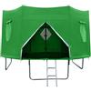Generic Copertura parasole per trampolino, protezione anti-UV, protezione per trampolino parasole | versatile tappeto elastico accessorio per trampolino a 6 aste