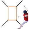 Generisch Bersaglio da baseball, rete da bersaglio regolabile | Strumento per l'allenamento di precisione del pitcher, rete per esercizi di baseball