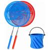 Luwecf Guadino Pesca Telescopico per Bambini, Rete per Farfalle e Insetti con Asta Telescopica per Attività all'Aperto, color to 1, style to 1, color to 1