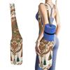 Hiseng Borsa per Tappetino da Yoga,Stampa Mandala | Aperta Tote Bag in Tela Leggera, Custodia Pieghevole con Tasca Posteriore Invisibile per Fitness, Viaggi, Yoga all'Aperto