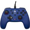 Konix FFF Controller con cavo per Nintendo Switch, Switch 2 e PC - Funzione vibrazione - Cavo da 3 m - Blu