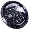 Ixaundd Faro Anteriore Moto Faro Anteriore A LED Da 7 Pollici Per Moto Nero Per Ducati Per Monster 1000 600 1993 1994 1995 1996 1997 1998 1999 2000 2001 02 03 04 05 06 07 2008 Faro Moto(7Inch Headlight S)