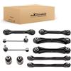 maXpeedingrods 10x Set Bracci Posteriori L/R per BMW 1/3er E81 | Control Arm Acciaio, Finitura Verniciata A Polvere, Posizione Di Montaggio Sul Veicolo: Sinistra, Posteriore, Destra