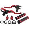 GOOFIT 22mm rosso universale freno frizione leva maniglia freno master cilindro maniglia barra termina serbatoio freno leve set Sostituzione per Dirt Bike Scooters