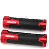Voskooe manopole per moto Per Keeway SR125 TX 125 200 Vieste 300 RKR RKV RKF Accessori Moto Manopole Manubrio CNC Da 7/8'' 22MM(Red)
