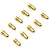 IKOPFLN Set Di 10 Getti Carburatore,Accessorio Moto Jet Per 1488 Dellorto Phbd Mamb Uaub Phbg m5 Thread Sostituzione #30-52 Getti Carburatore Thread(Dorato)