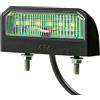 D-TECH 1 x Luce targa rimorchio omologato,luci targa posteriori LED universale,luci targa per camion 24v,fanali targa rimorchio 12v,led luce targa camper,luci targa per trattori,Viti e cavo inclusi