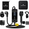 DREAMDASH Colonnina Ricarica Auto Elettrica 3.7kW Monofase, Tipo 2 a Schuko, Cavo 7m | Wallbox Caricatore Regolabile 6-16A 1-12 Ore, IP65, -30 ℃ a 50 ℃, Carica Batteria Portatile per BEV & PHEV