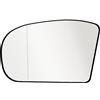 TUTTO PER QUATTRO, Vetro Specchietto Retrovisore Per Mercedes Classe C (W203) 2000-2007, Classe C Sportcoupe (CL203) 2000-2008, Classe E (W211) 2002-2006, Termico (Sinistro)