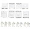 Luotahric 435881203A - Set di 16 pezzi di guida, clip di fissaggio, in plastica, per Golf MK1, MK2, MK3