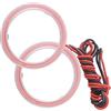 Qasim 1 coppia di LED COB Fari Angel Eyes con Guscio di Plastica 120MM 93SMD Rosso Anello Halo Occhi per Auto Moto DRL Luce di Marcia Diurna Faro Fendinebbia DC12V