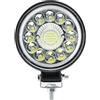 ESPYN Fendinebbia Faro Lavoro 99 W 123 W LED Rotondo Quadrato Per Fuoristrada Barra LED 4 Pollici Faretto Fendinebbia 12 V 24 V Fuoristrada 4x4(1Piece Round 99W)