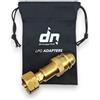 DN Autogas Parts Adattatore per bombola di gas GPL M22 - Connettore di ricarica europeo Euronozzle con borsa per stazioni GPL spagnole e portoghesi