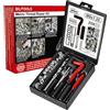 BILITOOLS M9x1.25 Helicoil Thread Repair Kit metrico, HSS Drill Heli Coil Kit di riparazione