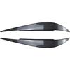 Clynex ABS Gloss Evil faro sopracciglia palpebra, for BMW Serie 4 F32 F33 F36 F82 F83 M4 420d 420i 425d 430i 435i 440i 2013-2021 Pellicola per fari(Carbon Look)