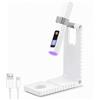 TEKFUSE Mini Lampada UV LED Unghie USB-C 200mAh Supporto Pieghevole