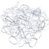 Generic 250 elastici per capelli trasparenti, trasparenti, multifunzionali, piccoli, in gomma, per ragazze, 1 cm