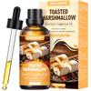 MIGCAPUT Olio Profumato Marshmallow Tostato 100ML, Olio Essenziale Aromatico Autunno Premium per Diffusori, Creazione di Candele & Saponi e Lavoretti DIY, Profumo Dolce e Caldo per le Feste