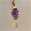 Generic Fermaglio per capelli a forma di pesce con nappe, forcina creativa e lucida, accessori per acconciature (viola)