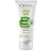Omia - Crema Mani Eco Bio con Aloe Vera del Salento, Crema Mani Idratante e Riparatrice per un Trattamento Intensivo, Assorbimento Rapido, Non Unge, Dermatologicamente Testato - Flacone da 75 ml