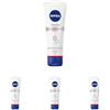 NIVEA Crema Mani Riparatrice 3in1 da 100 ml, Crema mani secche, arrossate e screpolate con Dexpanthenolo, Formula riparatrice e nutriente (Confezione da 4)