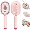 JADUFHU Pettine Elettrico Rosa a Vapore con Cuscino d'Aria e Spray - Ricaricabile