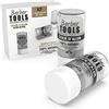 BARBER TOOLS Set di 2 Sticks Deodoranti 120gr - Pietra di allume - 100% naturale - Senza parabeni né cloridrato di alluminio/Efficace contro i tagli da rasatura - BARBER TOOLS -