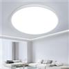 OTREN Plafoniera LED Soffitto 50 cm, 52W Lampada LED 6500K Luce Naturale, Lampadario Moderno per Camera da Letto, Soggiorno, Cucina, Balcone, Ufficio