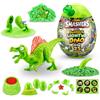 ZURU SMASHERS Smashers Mega Jurassic Light Up Dino Egg by ZURU, Spinosaurus, Collectible Egg with Over 25 Surprises, Volcano, Fossil Toy, Dinosaur Toys, T-Rex Toy for Boys and Kids, (Spinosaurus)