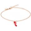 Louis Ciocchetti dal 1887 Louis Ciocchetti Bracciale in Acciaio con Corno Portafortuna - Bracciale Regolabile Uomo e Donna con Chiusura a Moschettone, Lunghezza 16 cm + 5 cm