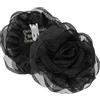 UPKOCH Clip Scarpe Donna in Pizzo Nero con Rosa Staccabile Decorazione Fiore per Scarpe con e Ballerine Accessori Eleganti per Scarpe Femminili