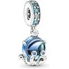 Rimgoris 925 Argento Sterling Charm Donne Bracciali Collana Lucciola Bagliore di Notte Solido Coniglio Cuore Rosa Giorno della Mamma Uovo di Pasqua Libellula Smalto Libellula Uccello Colibrì