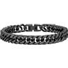 PROSTEEL Neutro Braccialetto 08MM Nero Catena Cubana Uomo Stile Cyberpunk Minimalismo Larghezza Bracciale Catena Cubana Ritorta Artigianale Regalo Uomo