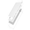 Generic Mobile TM Compatibile con 4 in 1 (vetro anteriore + telaio + polarizzatore + OCA preinstallato) Compatibile per iPhone 8 (set di 2) (bianco)