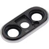Generic Mobile TM Compatibile con lenti per fotocamera posteriore con supporto per iPhone XS Max - Aftermarket Plus - Argento