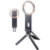 NbgrvB Treppiede magnetico pieghevole in alluminio per viaggio (grigio)