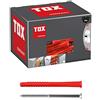 TOX 22102301 Tassello Universale Lungo Constructor 8x80 mm + Vite, 50 pz, 022102301