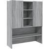 vidaXL Mobile per Lavatrice Grigio Sonoma 70,5x25,5x90 cm