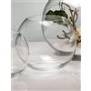 Sandra Rich Vaso in vetro Globe trasparente, rotondo, 20,5 cm, Ø 25 cm