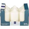 METRO Professional Candela a colonna, 100% paraffina, Ø 6.8 x 13 cm, durata: 40h circa (Bianco, 6 pz)