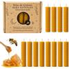 VELAS MARIANO Le Velas de Mariano - Confezione da 12 candele al miele d'api artigianali, cera 100% naturale, profumo reale a nido d'ape, candele decorative per casa, tavolo altare, aromaterapia e meditazione