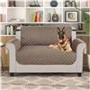 ELYSYSRL Impermeabile Copridivano 1/2/3 Posti, Copridivano Antigraffio Gatto Cani, Trapuntato Copridivano Con Braccioli, Universale Copri Divano Estivo, Fodere Copridivani Antimacchia ( Color : #4 , Size : 3 p
