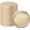 Pullmer Coperchio per bicchieri da 82 mm, tappo a vite, coperchio Twist-Off (oro, 100 pezzi)
