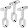 SOTECH 3 pezzi Supporti per aste per guardaroba per ovali 30 x 15 mm