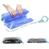 LANANUVO Set di Sacchetti Sottovuoto Vestiti da Viaggio, 11 Pezzi Include 5 Misure, Sacchi di Compressione Arrotolabili a Mano Senza Pompa, Riutilizzabile, per Vestiti, Biancheria Intima, Scarpe