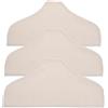 WHAMVOX Copriabiti Antipolvere in Cotone e Lino, 3 Pezzi, Design Antiscivolo, Protezione per Armadio e Viaggio, Beige per Grucce e Abiti