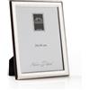 ARTÉ 20x30 (A4) Cornice per foto, Made in Italy, elegante placcata in argento, Silver Plated antiossidante, Fascia 1,5 cm, Bellissima cornice in Silver Plated con retro in legno mogano E136/20x30