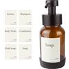 Designfabrik Hamburg Dispenser sapone | Nero/Ambra | da appoggio