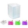 BBRGIRL Posacenere usa e getta per sigarette da esterno, senza fumo, per interni, portatile, antivento, confezione da 30 - Blue Smoke Purifier posacenere usa e getta con sabbia (mix)